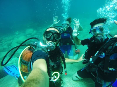 Alanya da scuba diving (tüplü dalış) 