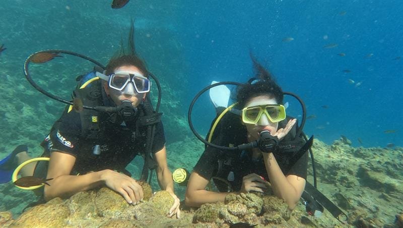 Alanya da scuba diving (tüplü dalış) 