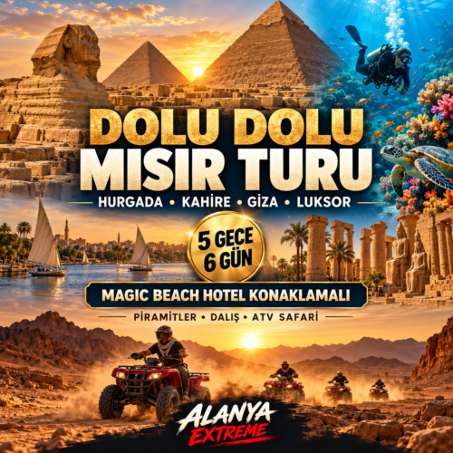 Dolu Dolu Mısır Turu: Piramitler, Dalış ve Çöl Safarisi | 5 Gece 6 Gün