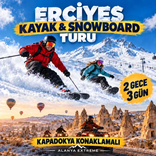 Erciyes Kayak ve Snowboard Turu 2 Gece 3 Gün